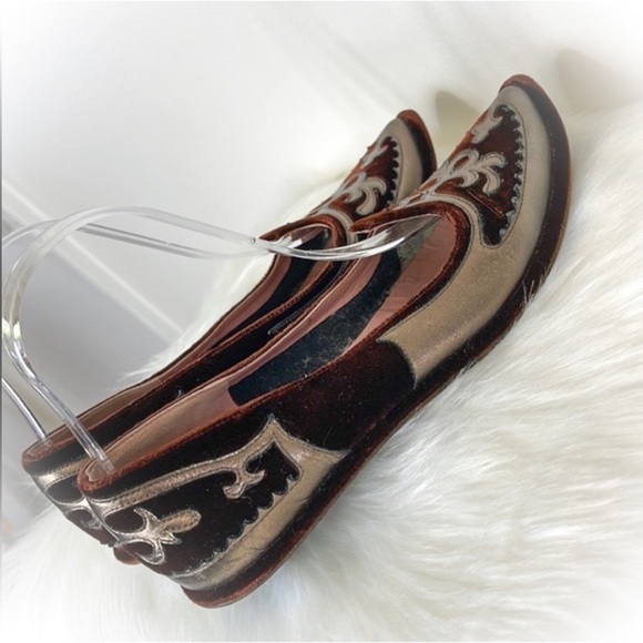 💕Beautiful Velvet Mules Pointed Toe Kitten Heels💕 - Picture 11 of 12